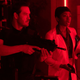 Agent Wolgast (Mark-Paul Gosselaar) and Dr. Sykes (Caroline Chikezie) brace for impact;